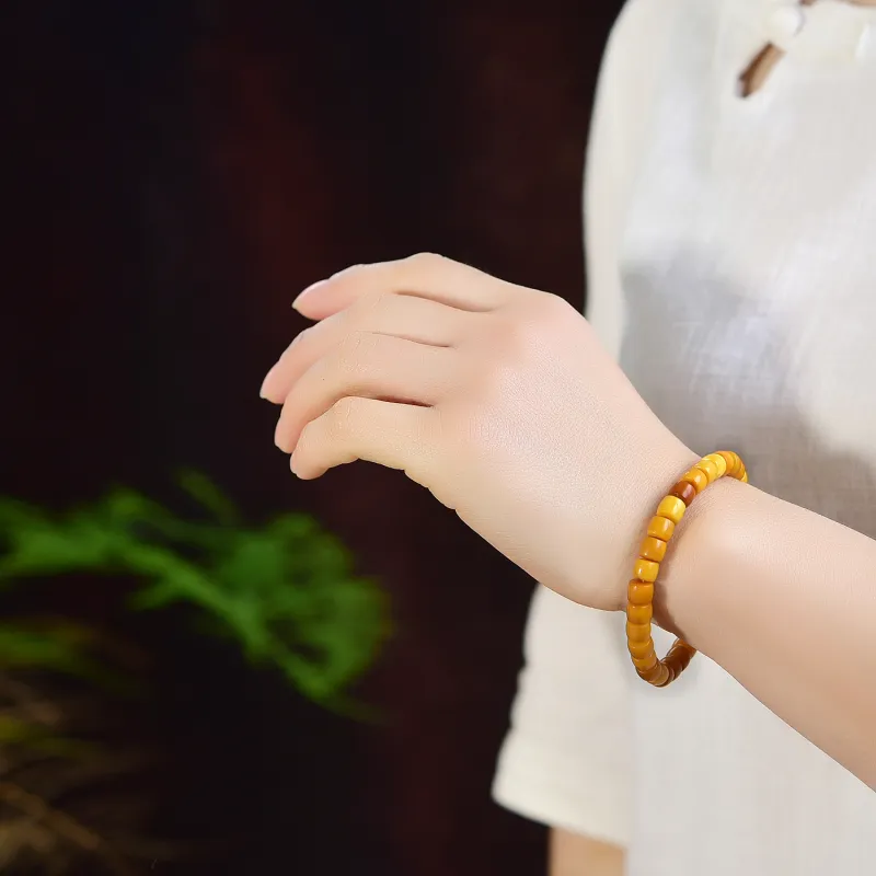 Xiangyan Amber Beeswax Fine Jade Bracelets Women's-1