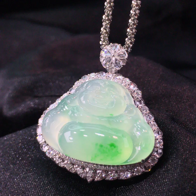 Xiangyan Ice Type Jadeite Necklaces Unisex-3