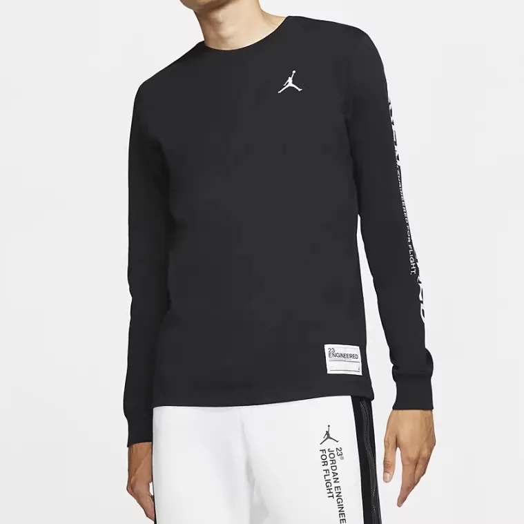 Jordan T Shirts Men Black-1
