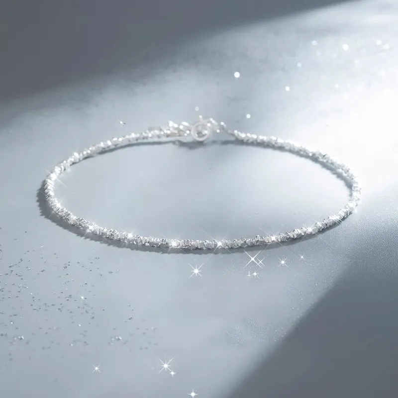 MULAFEN 925 Sterling Silver Anklets Women's-2
