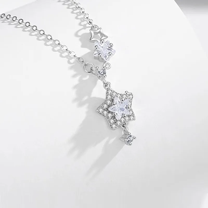 MULAFEN 925 Sterling Silver Necklaces Women's-5