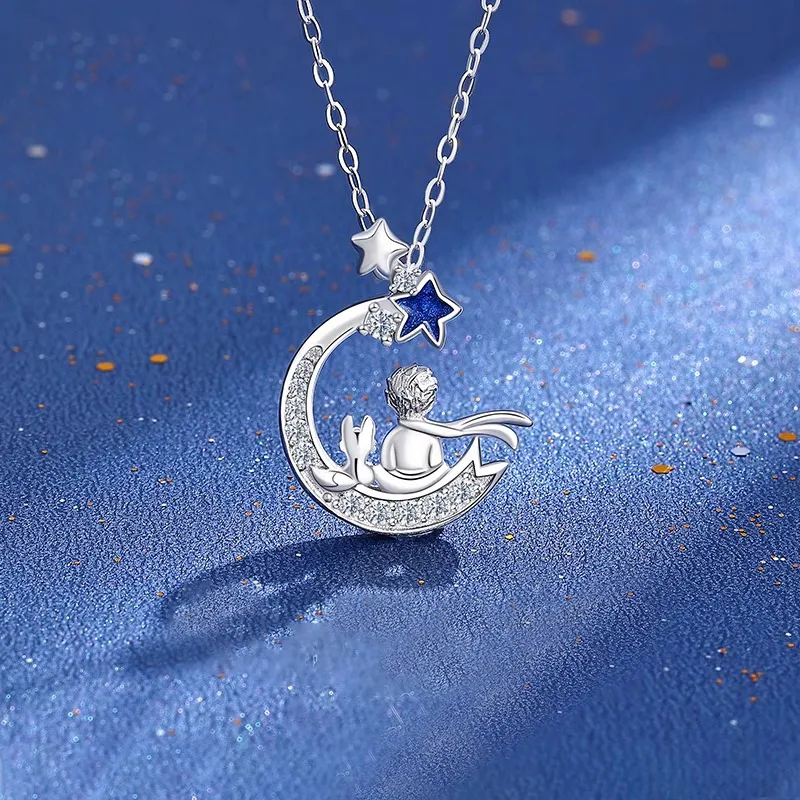 MULAFEN 925 Sterling Silver Necklaces Women's-4