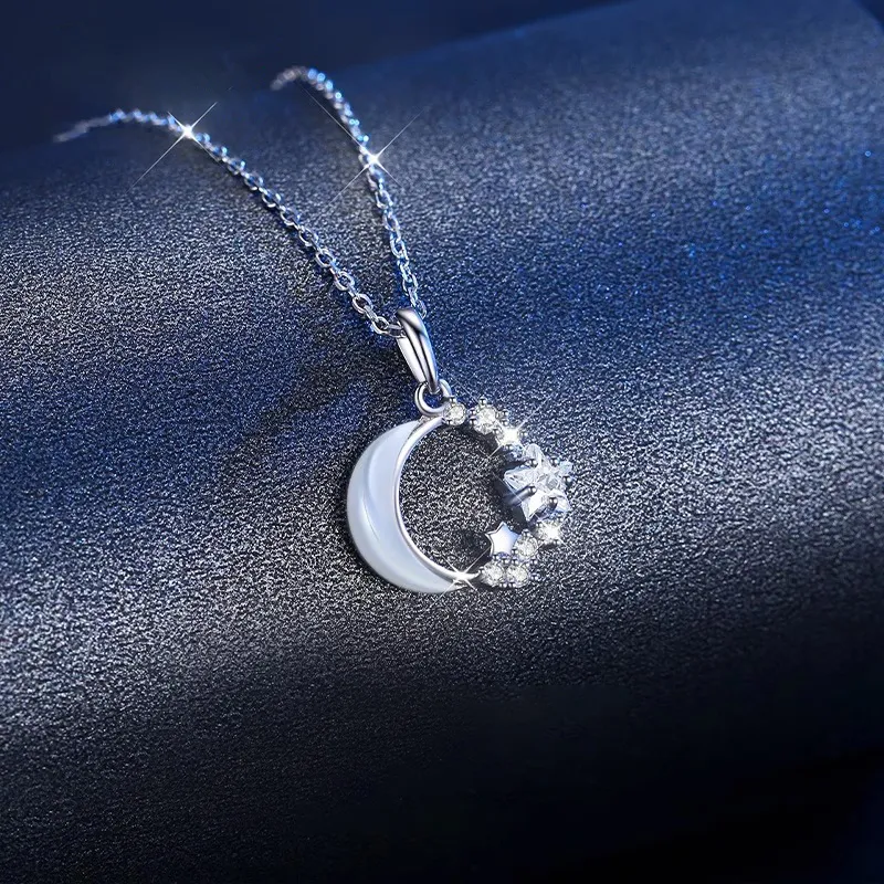 MULAFEN 925 Sterling Silver Necklaces Women's-5