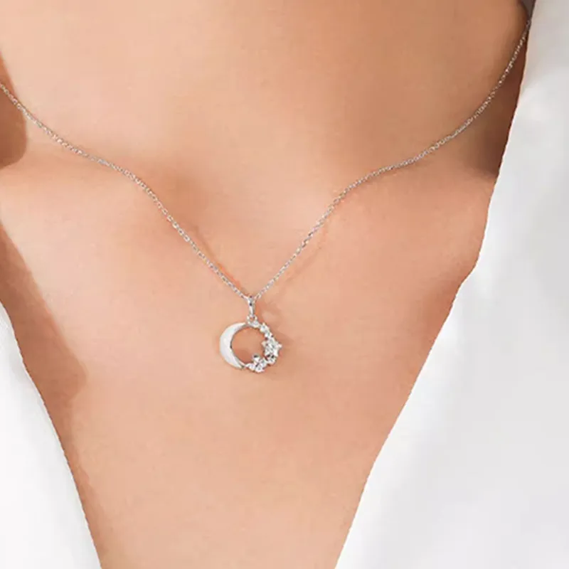 MULAFEN 925 Sterling Silver Necklaces Women's-2