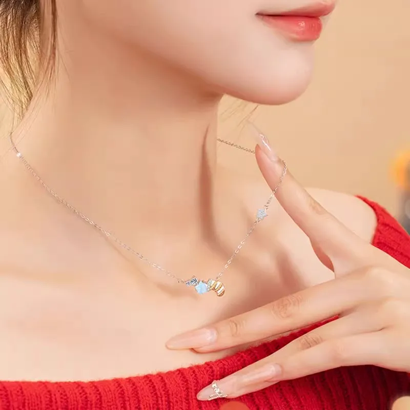 MULAFEN 925 Sterling Silver Necklaces Women's-1