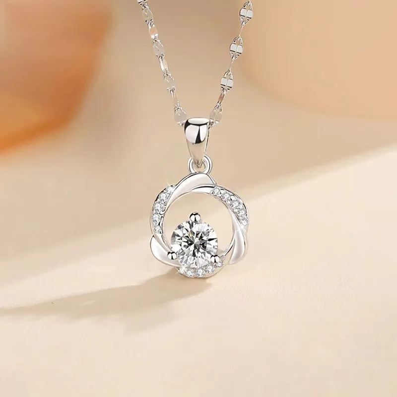 MULAFEN 925 Sterling Silver Necklaces Women's-5