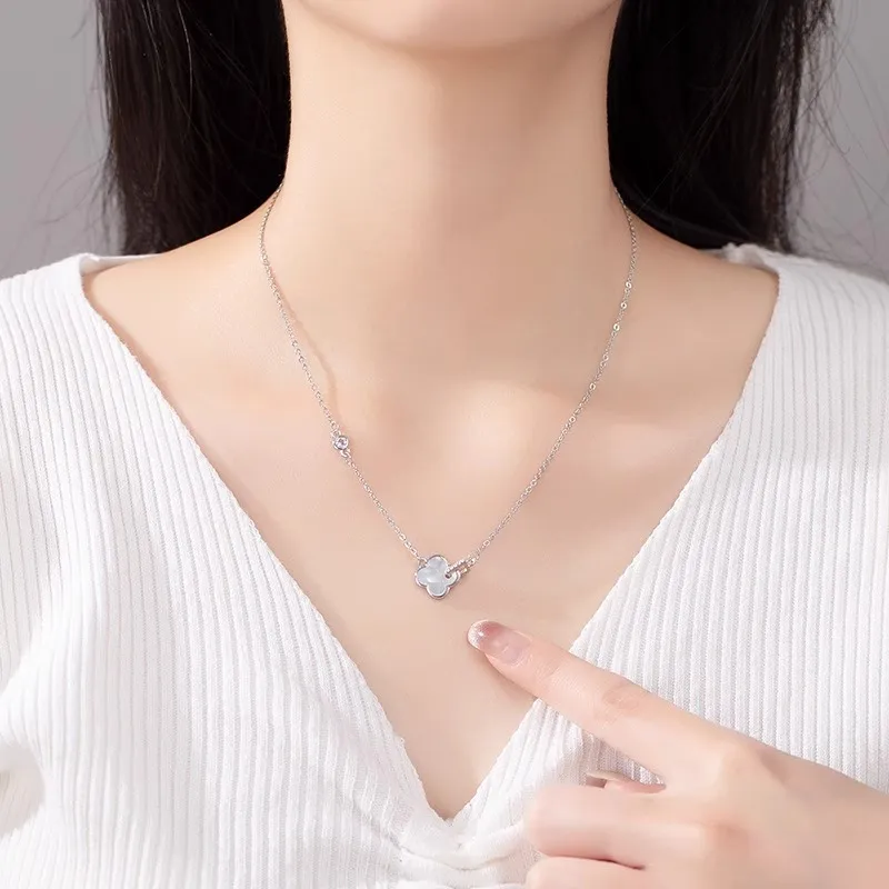 MULAFEN 925 Sterling Silver Necklaces Women's-2