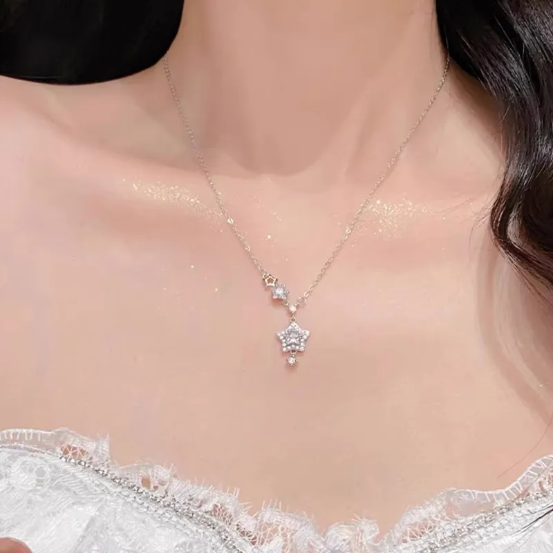MULAFEN 925 Sterling Silver Necklaces Women's-3