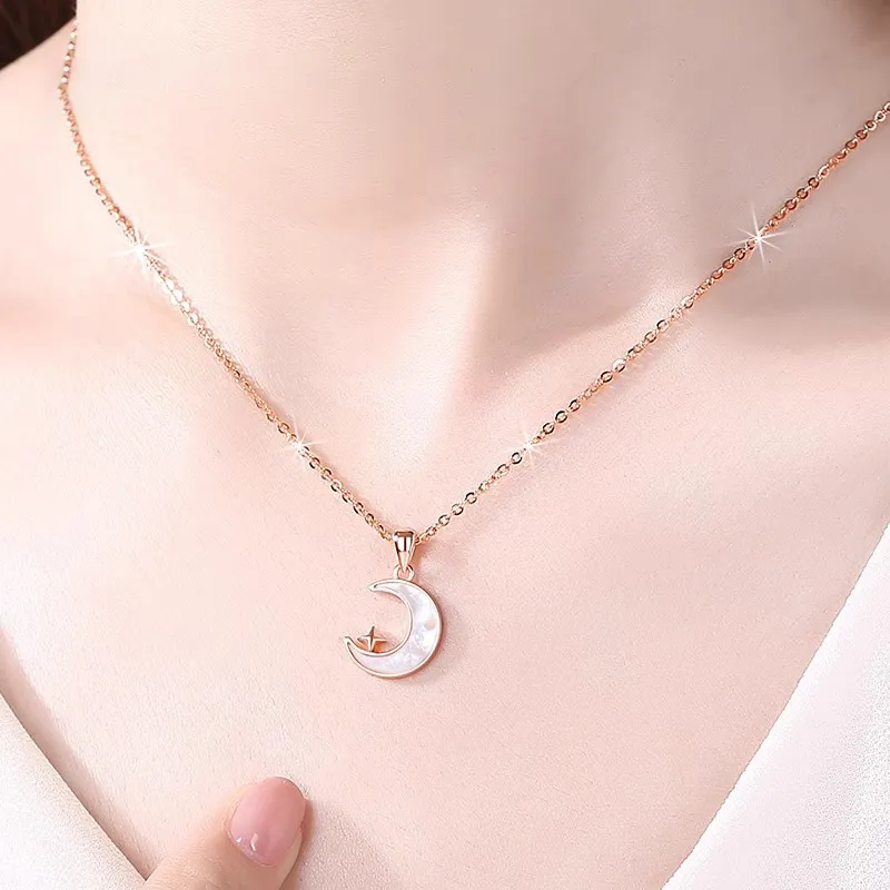 MULAFEN 999 Fine Silver Necklaces Women's-6