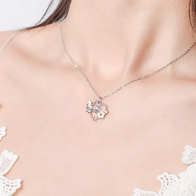 MULAFEN 925 Sterling Silver Necklaces Women's-5