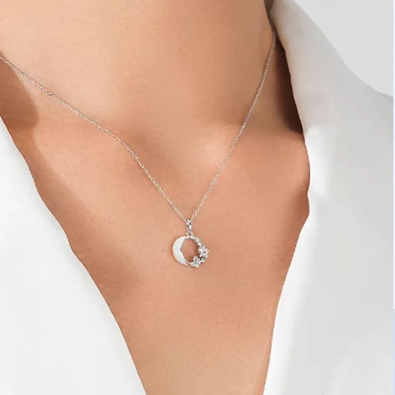 MULAFEN 925 Sterling Silver Necklaces Women's-3