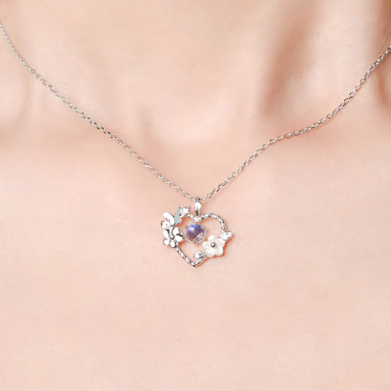 MULAFEN 925 Sterling Silver Necklaces Women's-4
