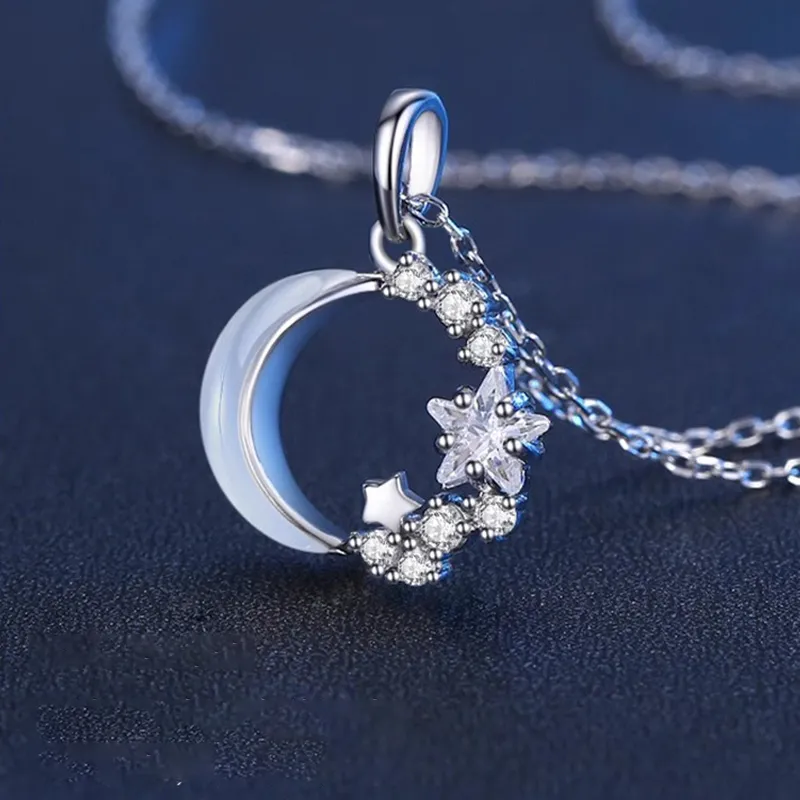 MULAFEN 925 Sterling Silver Necklaces Women's-4