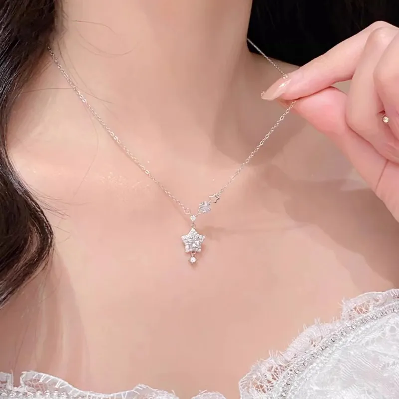 MULAFEN 925 Sterling Silver Necklaces Women's-1