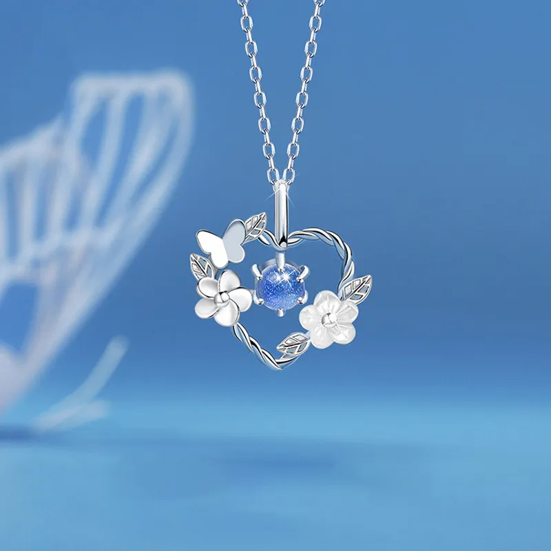 MULAFEN 925 Sterling Silver Necklaces Women's-6
