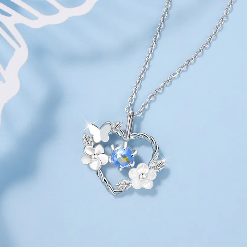 MULAFEN 925 Sterling Silver Necklaces Women's-3