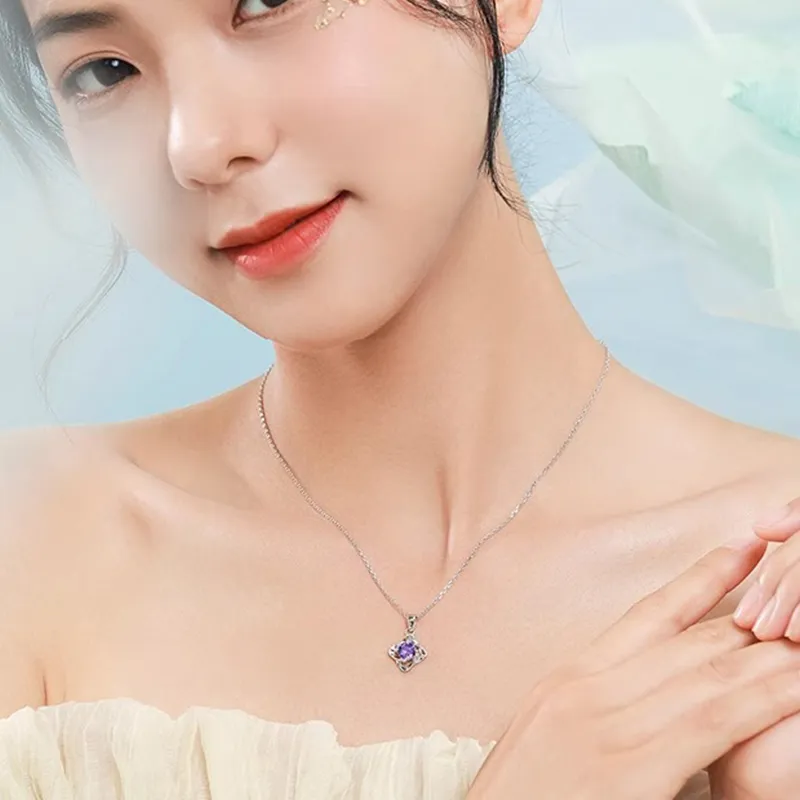 MULAFEN 999 Fine Silver Necklaces Women's-3