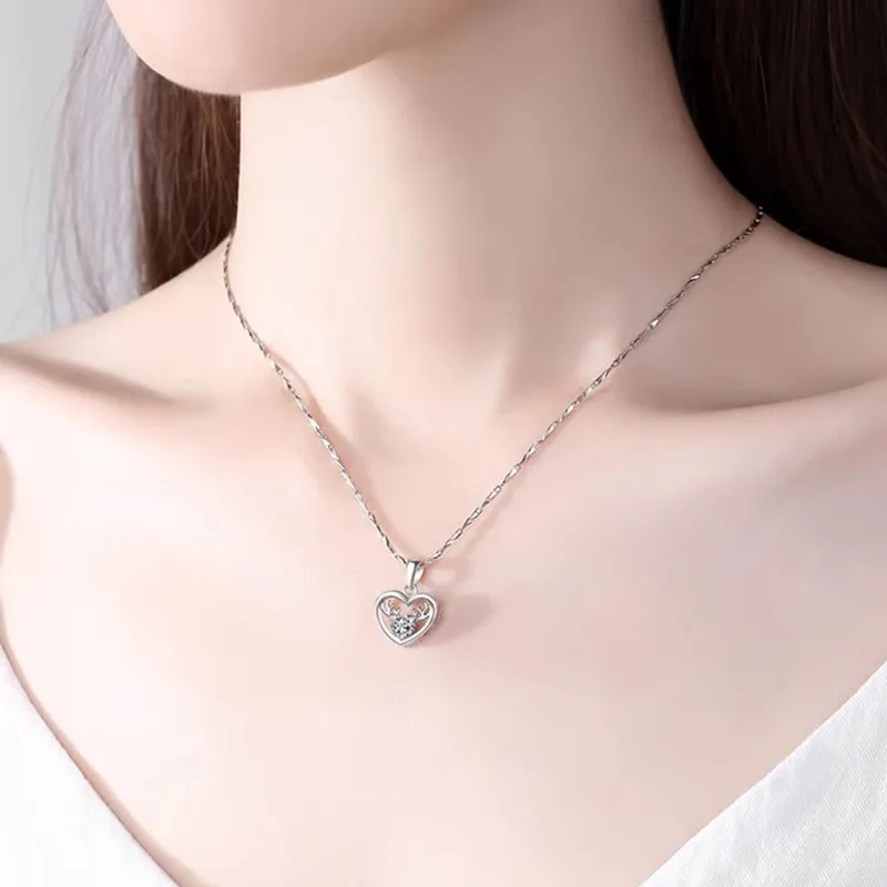 MULAFEN 999 Fine Silver Necklaces Women's-2
