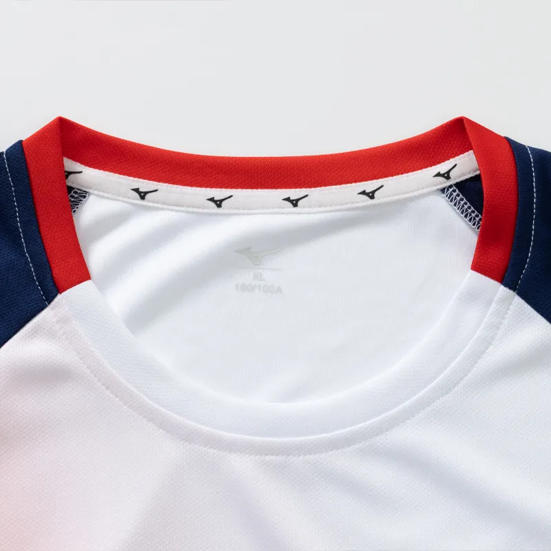 Mizuno T Shirt Unisex China Red-2