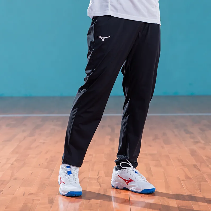 Mizuno Knitted Sports Pants Unisex Black-2