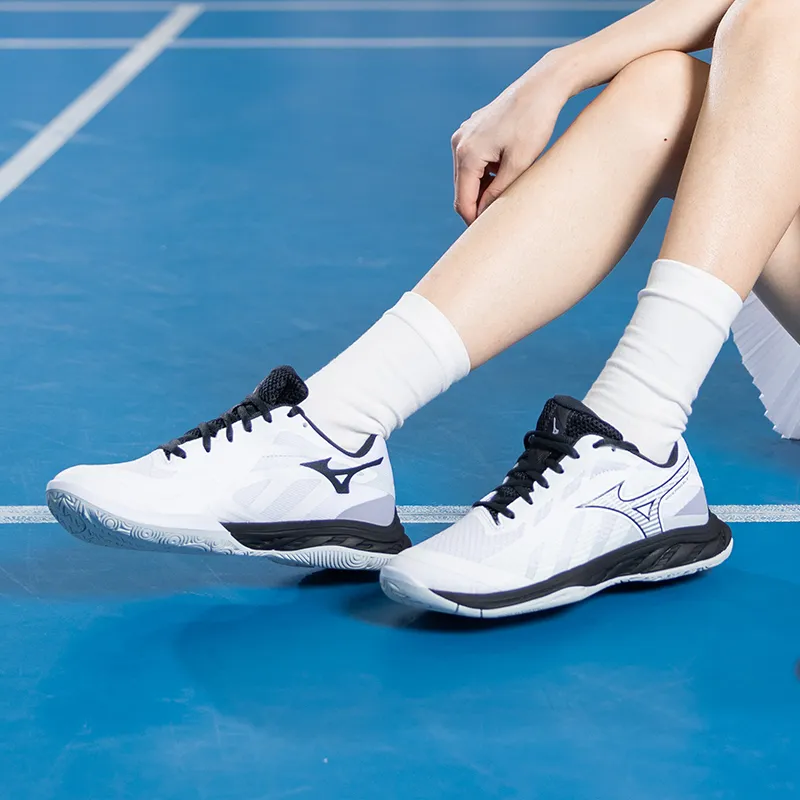 Wave Fang Mizuno El 2 Wide 'White Black'-5