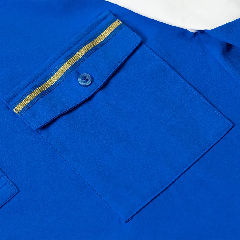 Mizuno Polo Shirt Unisex Cobalt Blue-6