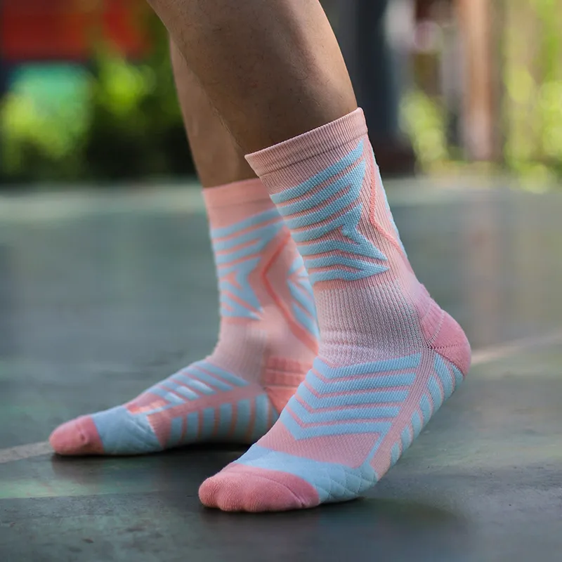 Ledomoda Basketball Socks Unisex 5 Pack Mixed Color-7