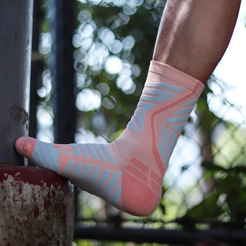 Ledomoda Basketball Socks Unisex 5 Pack Mixed Color-8