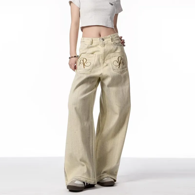 LPMX Jeans Unisex Apricot-4