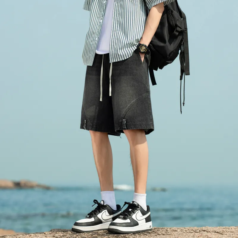 LPMX Denim Shorts Unisex-4