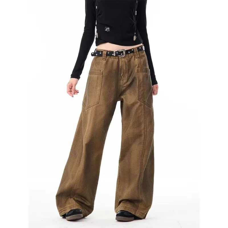 LPMX Jeans Unisex Brown-4