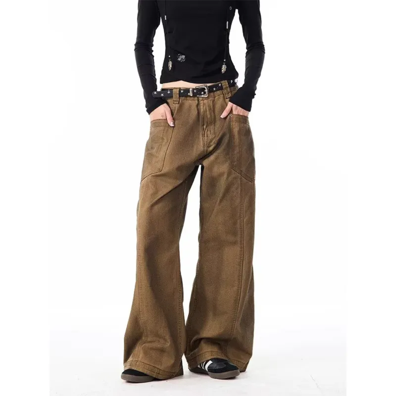 LPMX Jeans Unisex Brown-3
