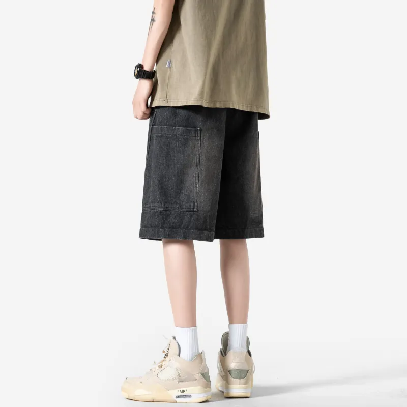 LPMX Denim Shorts Unisex-4