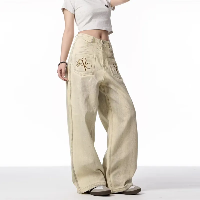 LPMX Jeans Unisex Apricot-3