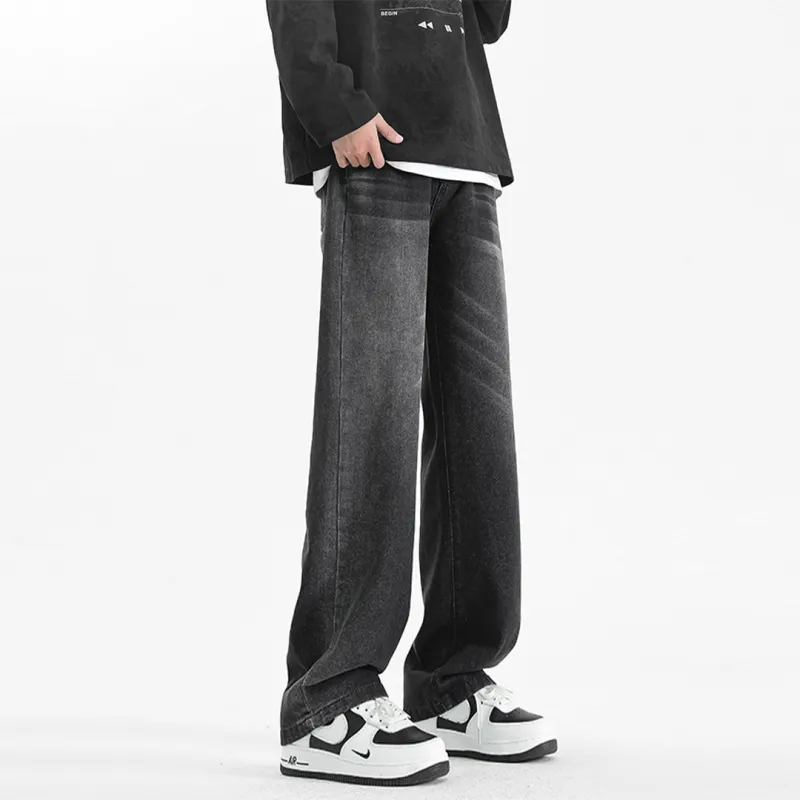 LPMX Jeans Unisex Black Gray Color-4