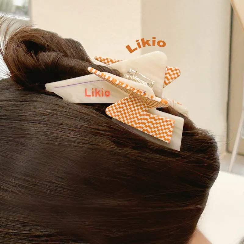 LIKIO Acetate Plate Hair Clips Women's-3