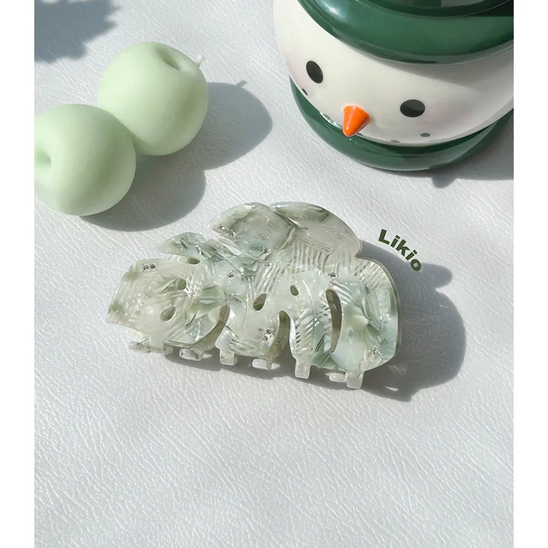 LIKIO Acetate Plate Hair Clips Women's-3