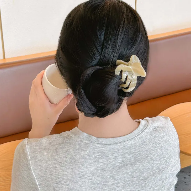 LIKIO Acetate Plate Hair Clips Women's-13