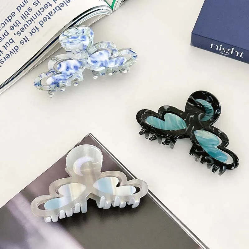 LIKIO Acetate Plate Hair Clips Women's-10