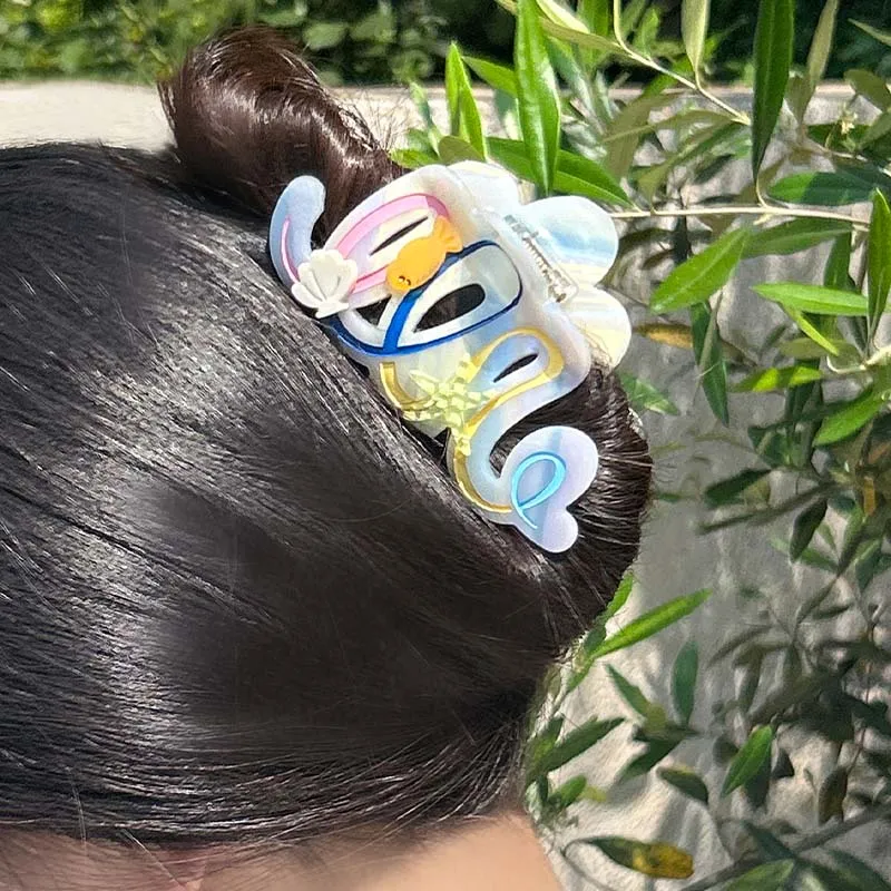 LIKIO Acetate Plate Hair Clips Women's-4