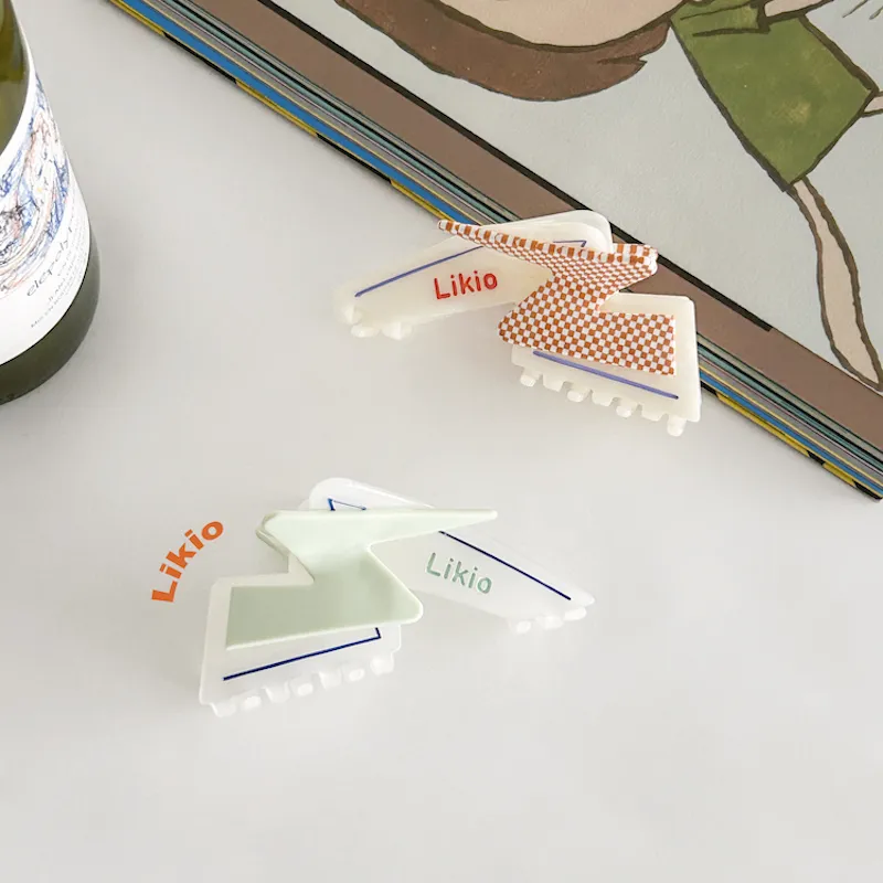LIKIO Acetate Plate Hair Clips Women's-2