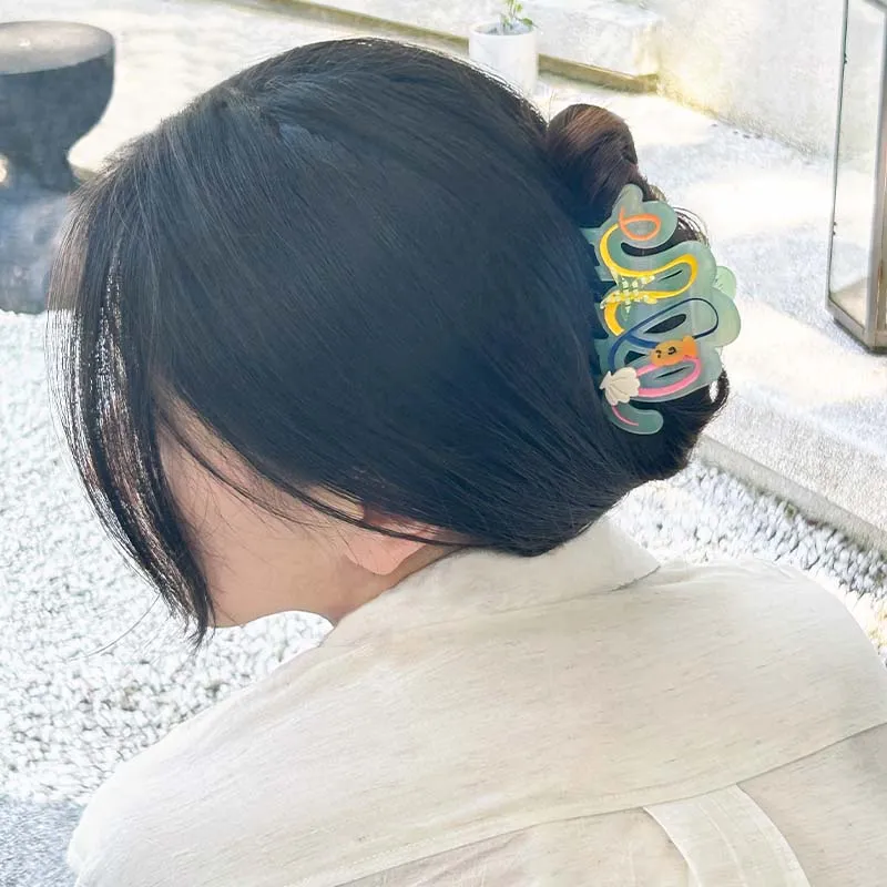 LIKIO Acetate Plate Hair Clips Women's-6