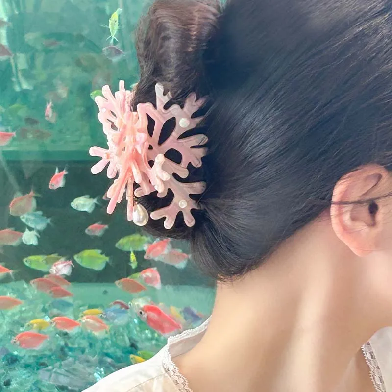 LIKIO Acetate Plate Hair Clips Women's-14