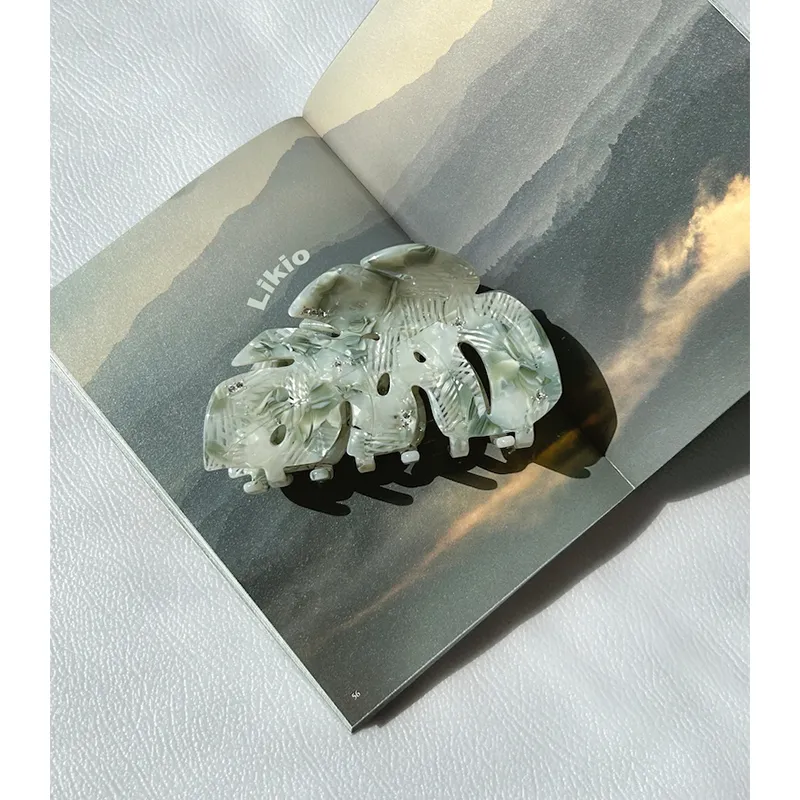 LIKIO Acetate Plate Hair Clips Women's-4