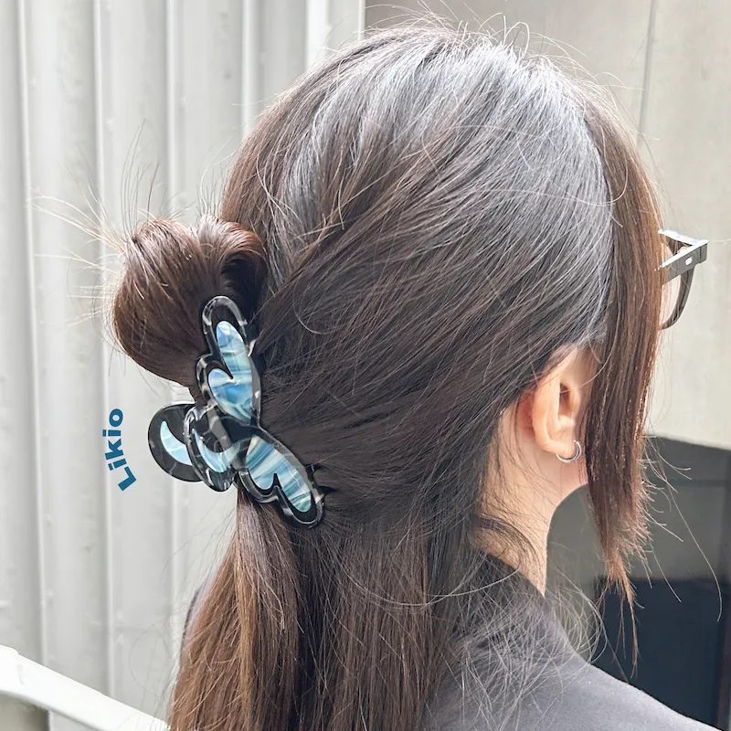 LIKIO Acetate Plate Hair Clips Women's-5