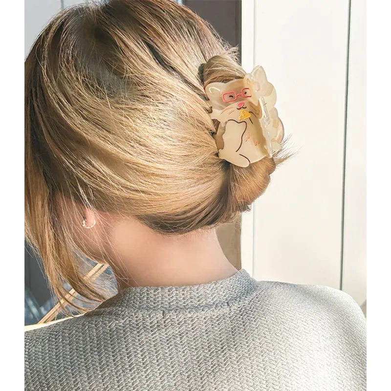 LIKIO Acetate Plate Hair Clips Women's-2