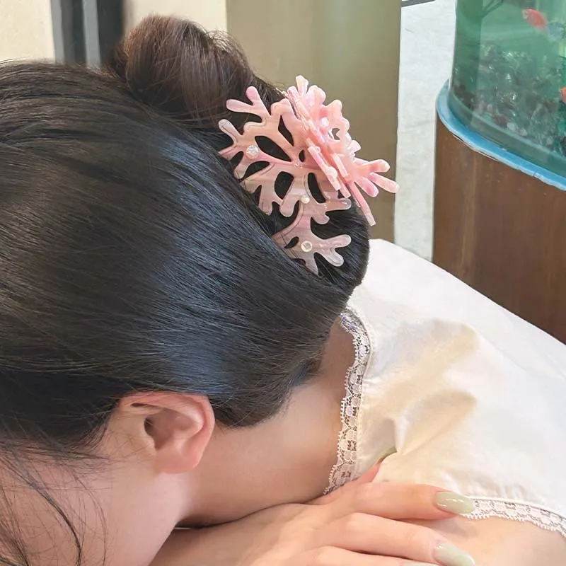 LIKIO Acetate Plate Hair Clips Women's-13