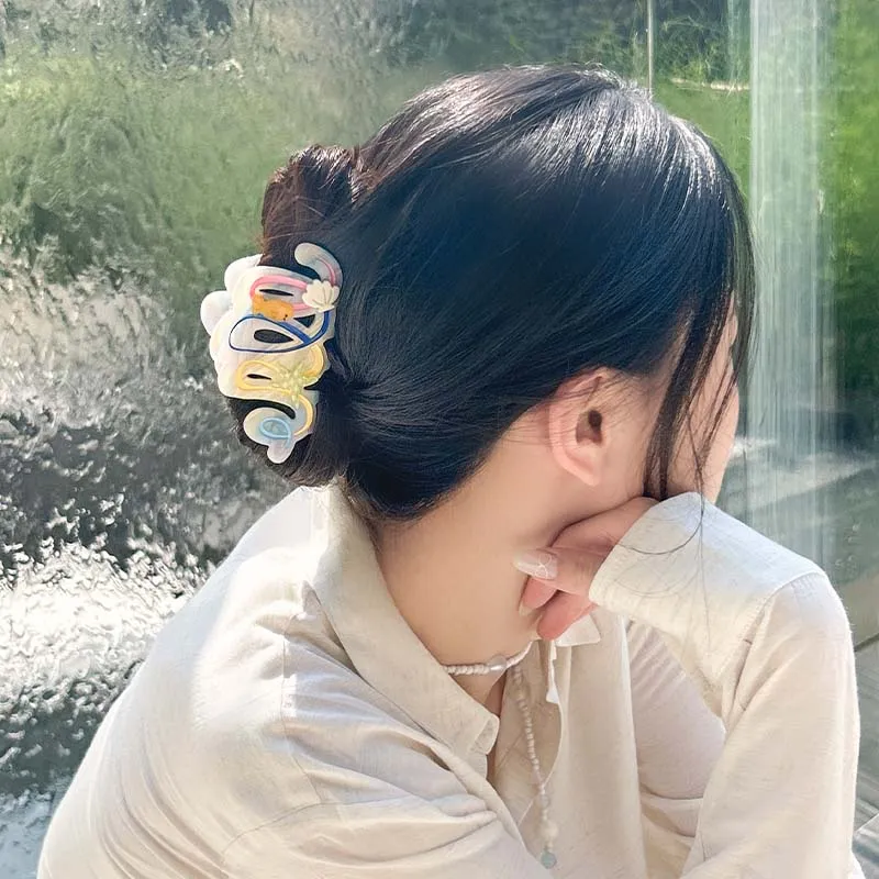 LIKIO Acetate Plate Hair Clips Women's-3