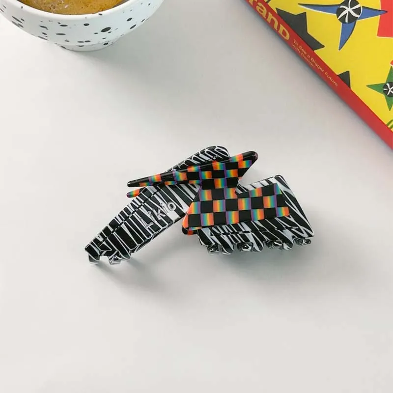 LIKIO Acetate Plate Hair Clips Women's-13