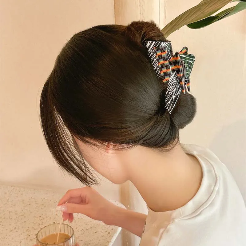 LIKIO Acetate Plate Hair Clips Women's-14